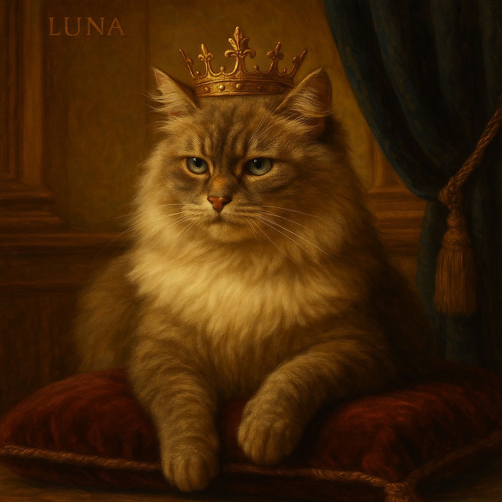 Persoonlijk kattenportret – Uw kat als tijdloos kunstwerk