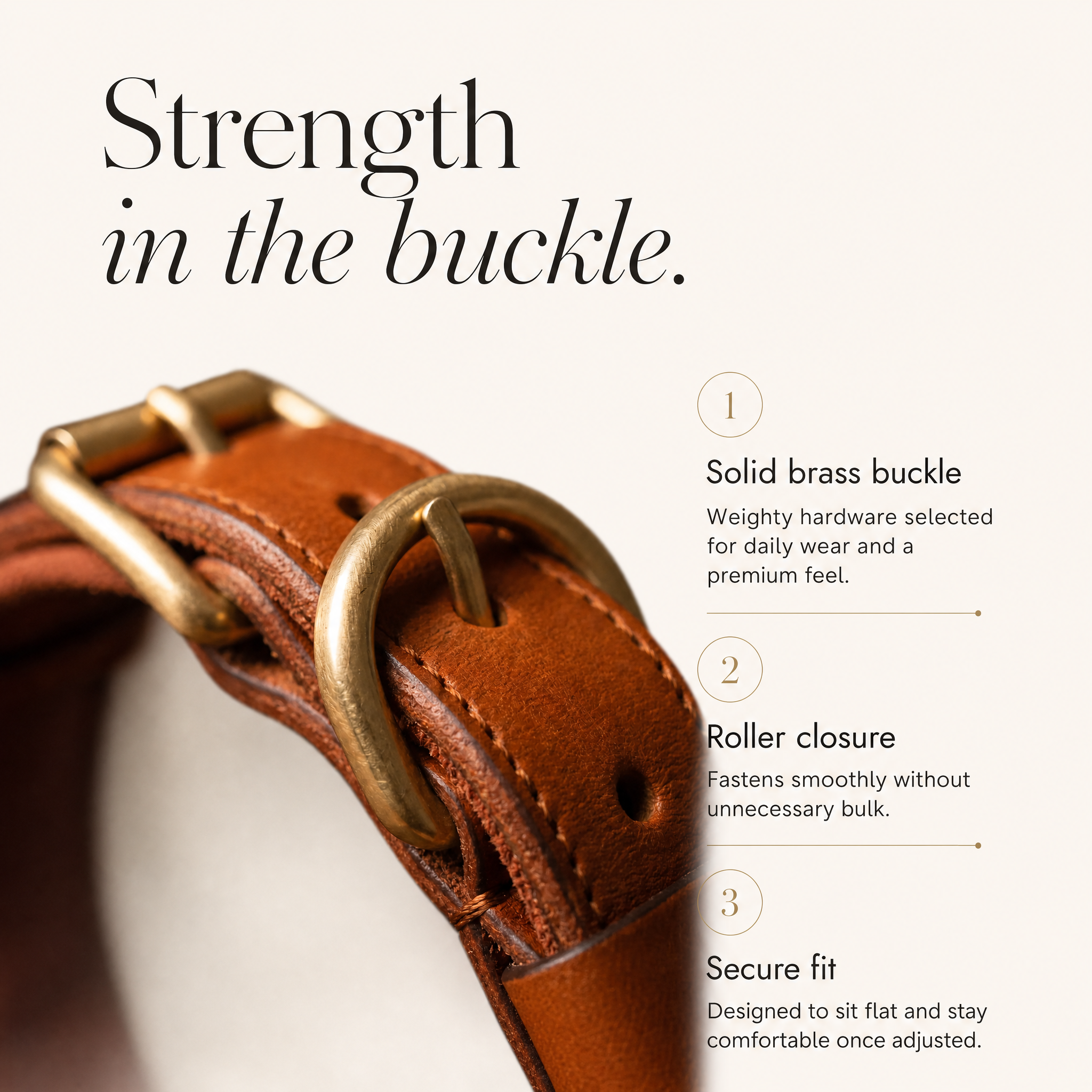 Luxe leren hondenhalsband met AirTag (tracker voor honden)