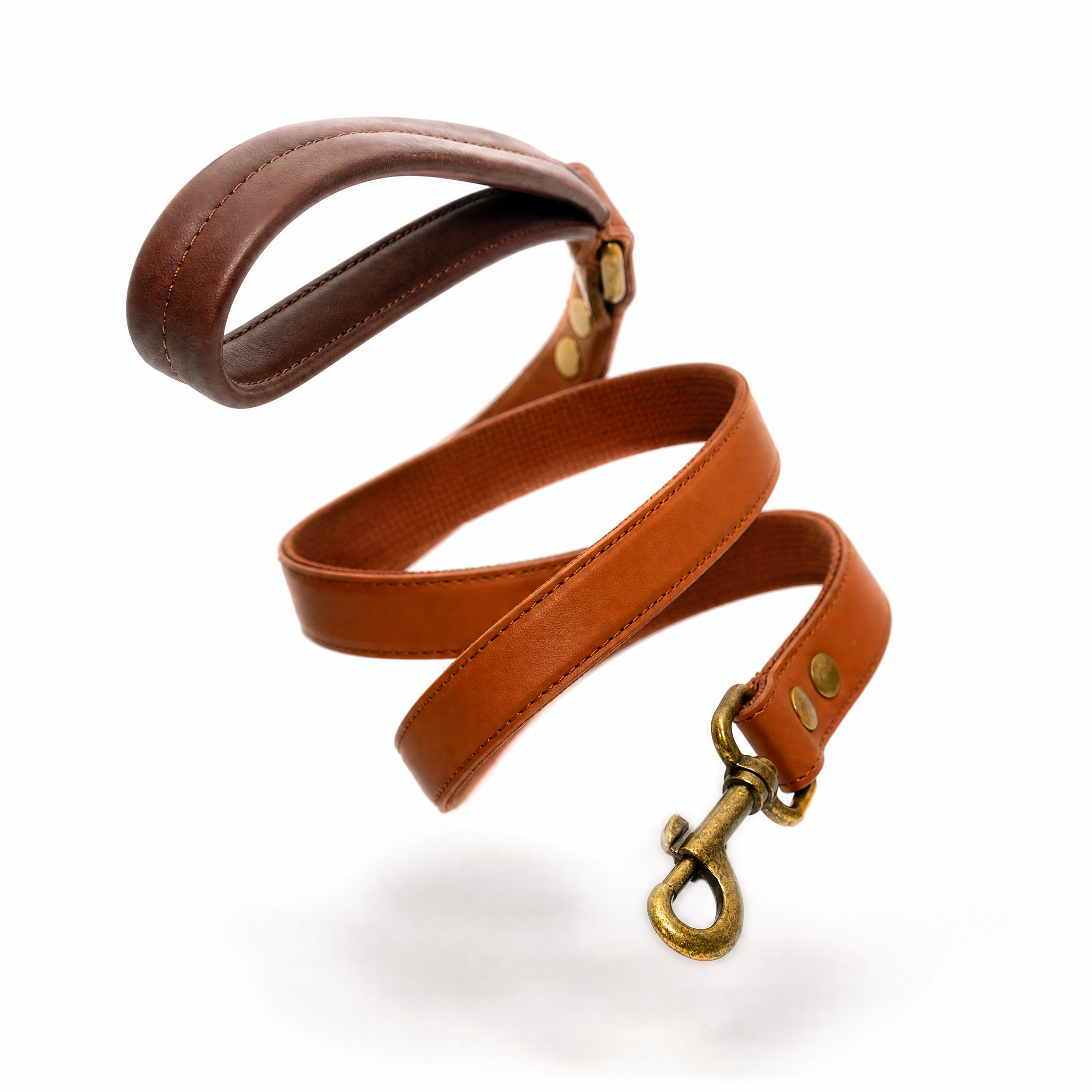 Luxe leren hondenhalsband met AirTag (tracker voor honden)